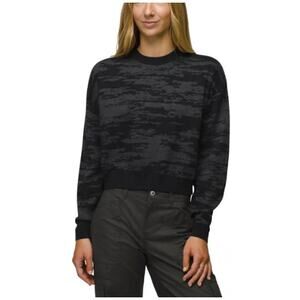 prAna Women's Black Sun Fall Pullover Sweater Size M
